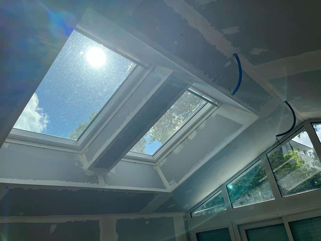 Plaquage autour velux