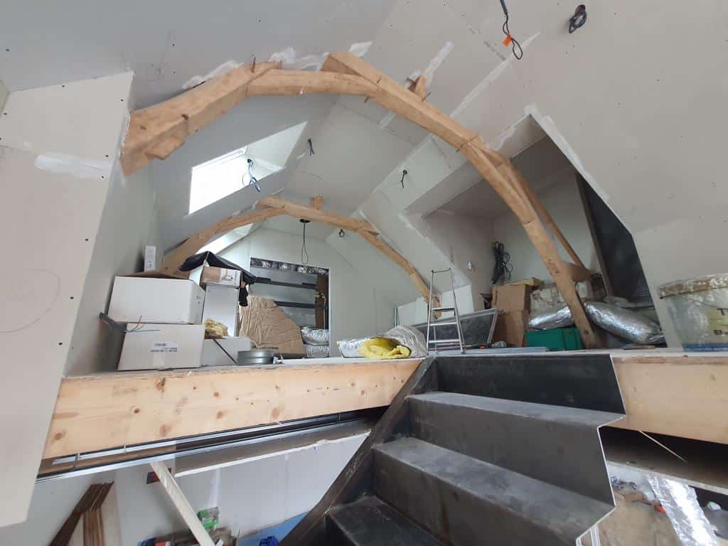 Plaquage salle de jeux grenier